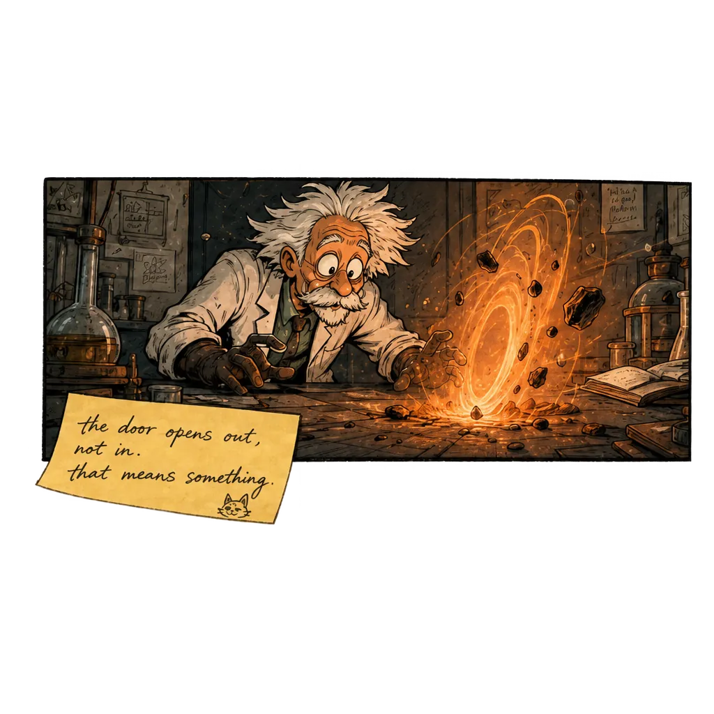 Dr. Stein at the first rift